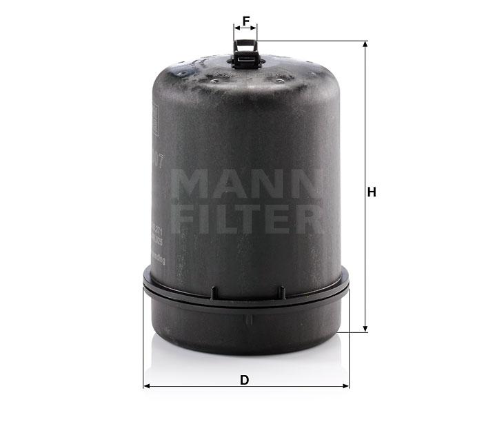 Mann ZR9007 Масляный фильтр MANN-FILTER