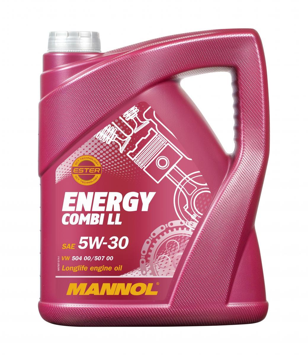 7907 MANNOL ENERGY COMBI LL 5W30 5 л. Синтетическое моторное масло 5W-30 7907 MANNOL ENERGY COMBI LL 5W30 5 л. Синтетическое моторное масло 5W-30