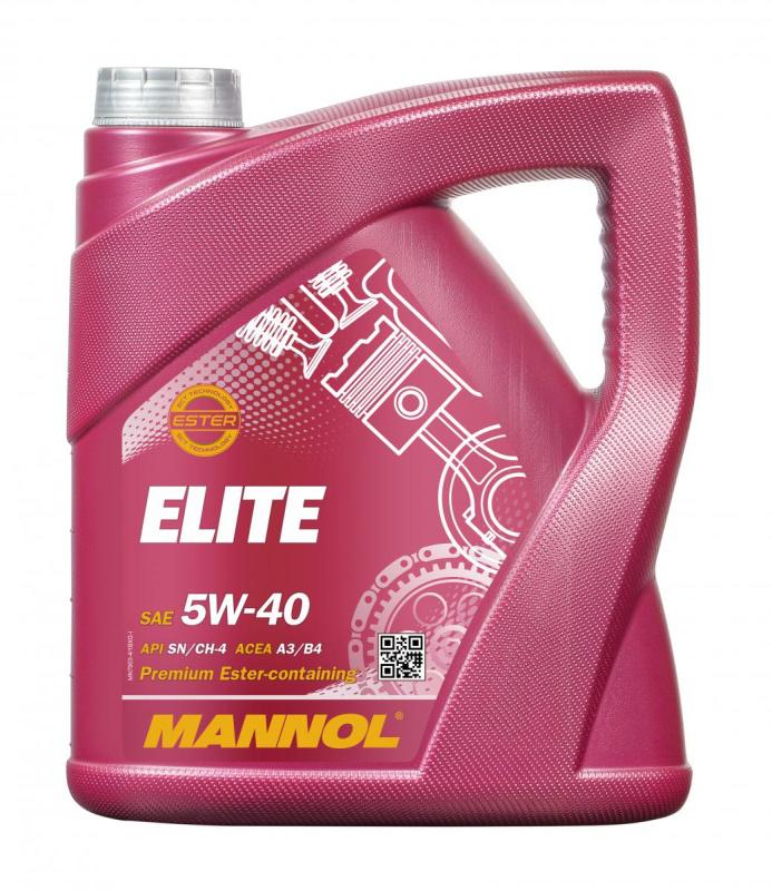 7903 MANNOL ELITE 5W40 4 л. Синтетическое моторное масло 5W-40