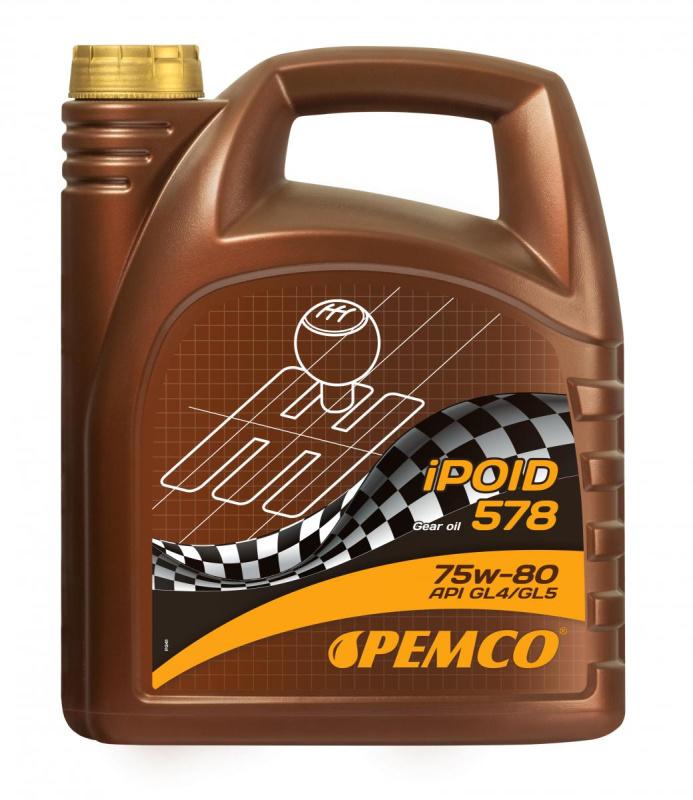 PEMCO 578 75W80 4 л. Синтетическое трансмиссионное масло 75W-80