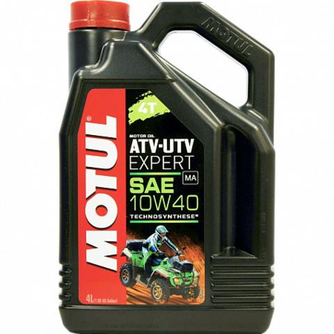 MOTUL ATV UTV EXPERT 10W40 4 л. Полусинтетическое моторное масло 10W-40