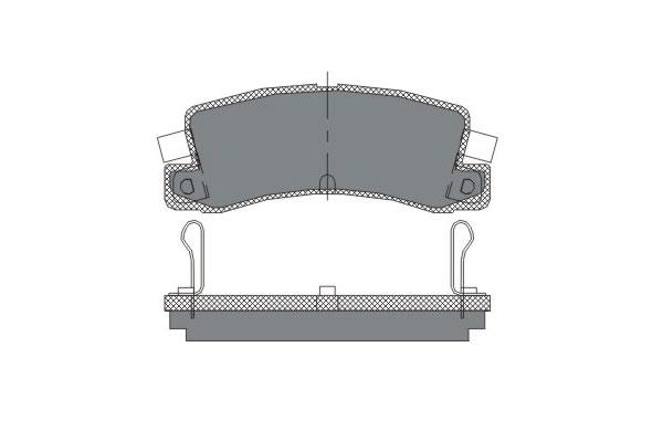 SCT SP 106 Тормозные колодки (комплект 4 шт.) SP106