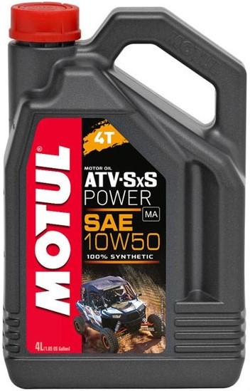 MOTUL ATV SXS POWER 4T 10W50 4 л. Синтетическое моторное масло 10W-50