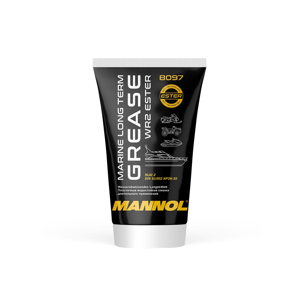 8026 MANNOL WR-2 MARINE LONG TERM GREASE 100 гр. Пластичная водостойкая смазка 8026 MANNOL WR-2 MARINE LONG TERM GREASE 100 гр. Пластичная водостойкая смазка