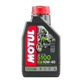 MOTUL 5100 4T 10W40 1 л. Полусинтетическое моторное масло 10W-40