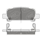 SCT SP 341 Тормозные колодки (комплект 4 шт.) SP341