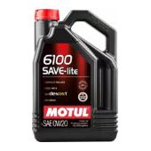 MOTUL 6100 SAVE-LITE 0W20 4 л. Синтетическое моторное масло 0W-20