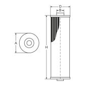 SCT SC 7045 Топливный фильтр SC7045