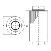 SCT SC 7070 Топливный фильтр SC7070