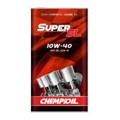 9502 CHEMPIOIL SUPER SL 10W40 (metal) 5 л. Полусинтетическое моторное масло 10W-40