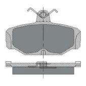 SCT SP 161 Тормозные колодки (комплект 4 шт.) SP161