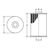 SCT SC 7061 Топливный фильтр SC7061