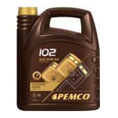 PEMCO 102 20W50 5 л. Синтетическое моторное масло 20W-50