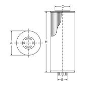 SCT SC 7019 Топливный фильтр SC7019