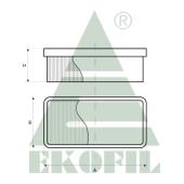 EKO-01.601/1 EKOFIL Воздушный фильтр (комплект) EKO01601/1