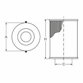 SCT SC 7053 Топливный фильтр SC7053