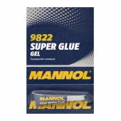 9822 MANNOL SUPER GLUE GEL 3 гр. Гелевый суперклей