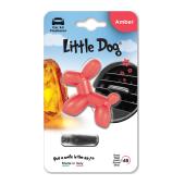 DRIVE INT LITTLE DOG AMBER (ЯНТАРЬ) - PINK RED. Автомобильный освежитель воздуха