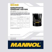 8032 MANNOL GRAPHITE GREASE 0,4 кг. Противозадирная пластичная смазка