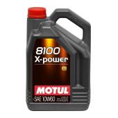 MOTUL 8100 X-POWER 10W60 5 л. Синтетическое моторное масло 10W-60