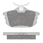 SCT SP 608 Тормозные колодки (комплект 4 шт.) SP608