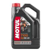 MOTUL 7100 4T 5W40 4 л. Синтетическое моторное масло 5W-40