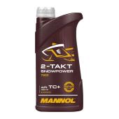 7201 MANNOL 2-TAKT SNOWPOWER 1 л. Синтетическое моторное масло для снегоходов (2T)